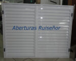 Postigón Abrir Aluminio 1.50 x 1.10 en 2 Hojas
